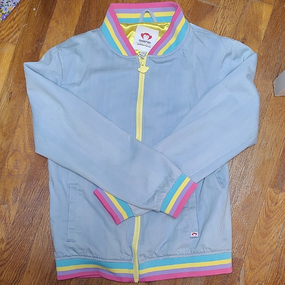 Appaman Kids Raincoat with Pastel Trim